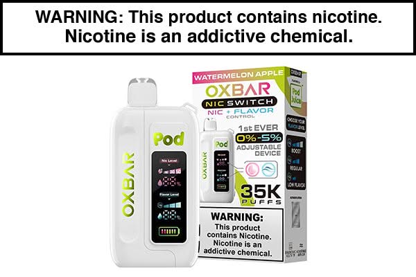 disposable nic vape OXBAR X POD JUICE NIC SWITCH 35K DISPOSABLE VAPE