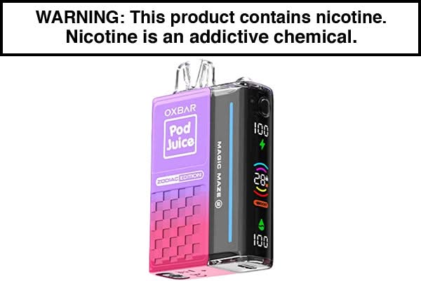 Oxbar X Pod Juice Magic Maze 2.0 Disposable Vape 30,000 Puffs Oxbar X Pod Juice Magic Maze 2.0 Disposable Vape 30,000 Puffs