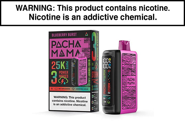 PACHAMAMA 25K DISPOSABLE VAPE - 25000 PUFFS PACHAMAMA 25K DISPOSABLE VAPE - 25000 PUFFS