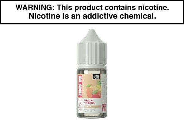 bar salt vape juice PEACH CABANA BY BLANK BAR SALTS 30ML