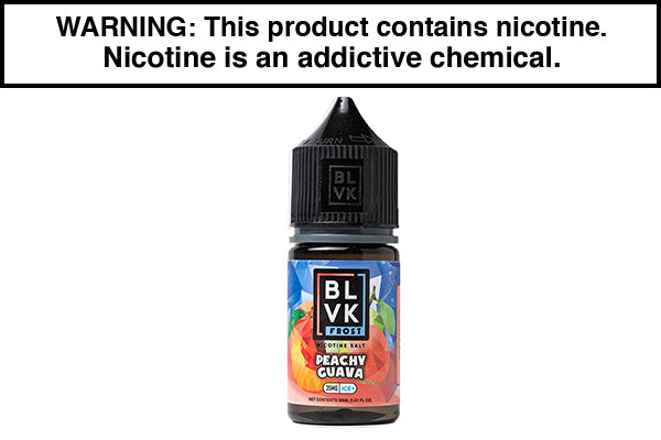 PEACHY GUAVA ICE BY BLVK FROST SALT 30ML