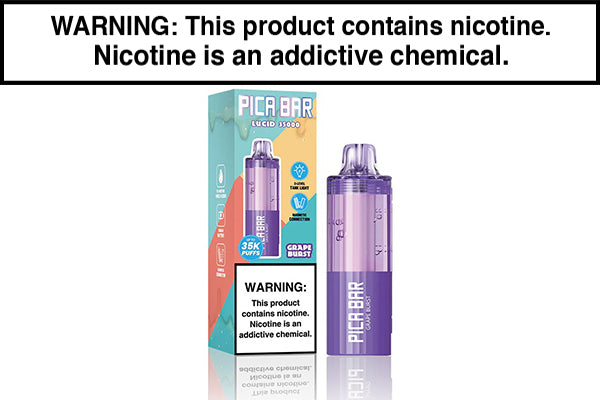 PICA BAR LUCID 35K DISPOSABLE POD Grape Burst