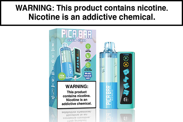 PICA BAR LUCID 35K DISPOSABLE VAPE - 35,000 PUFFS Blue Razz Ice