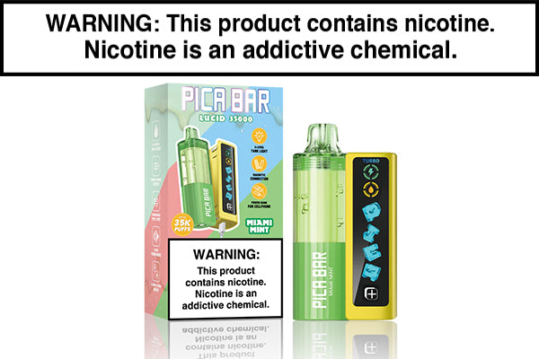 PICA BAR LUCID 35K DISPOSABLE VAPE - 35,000 PUFFS Miami Mint