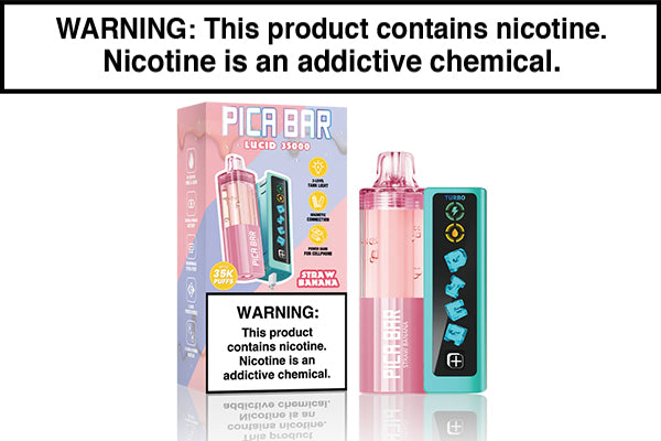 PICA BAR LUCID 35K DISPOSABLE VAPE - 35,000 PUFFS Straw Banana
