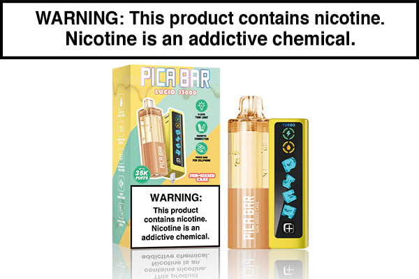 PICA BAR LUCID 35K DISPOSABLE VAPE - 35,000 PUFFS PICA BAR LUCID 35K DISPOSABLE VAPE - 35,000 PUFFS