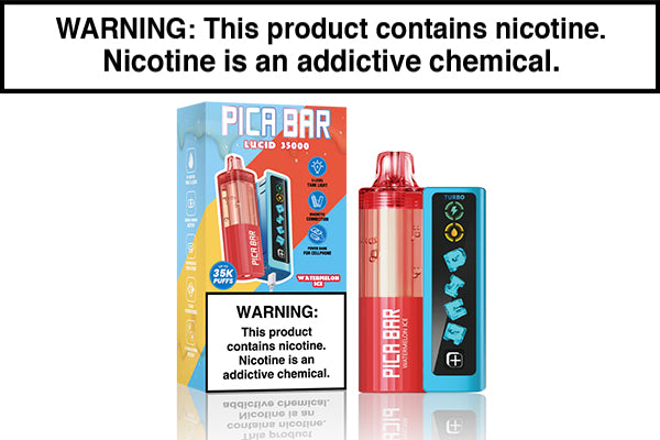 PICA BAR LUCID 35K DISPOSABLE VAPE - 35,000 PUFFS Watermelon Ice