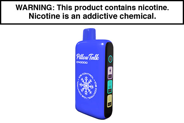 PILLOW TALK IC40000 DISPOSABLE VAPE - 40000 PUFFS Blue Razz Ice