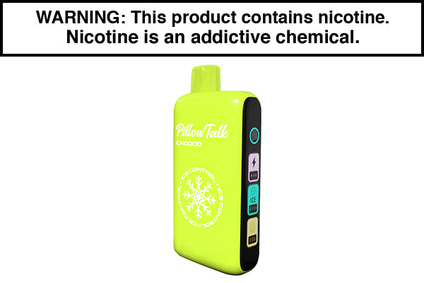 PILLOW TALK IC40000 DISPOSABLE VAPE - 40000 PUFFS Sour Apple Ice