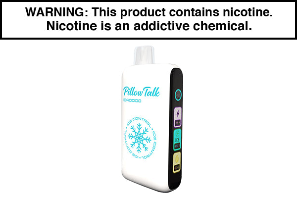 PILLOW TALK IC40000 DISPOSABLE VAPE - 40000 PUFFS White Gummy Ice