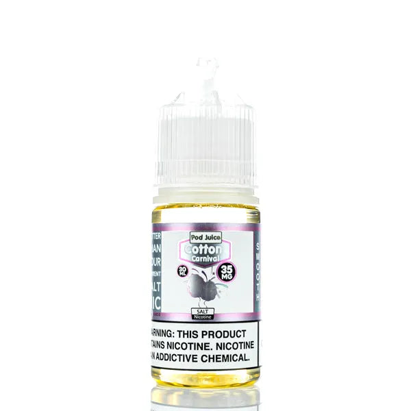 Pod Juice Juicy Salt - Cotton Clouds - 30ml | Salt Nic Vape Juice - Vape Juice