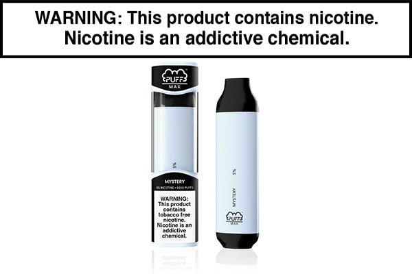 PUFF BAR PUFF MAX DISPOSABLE VAPE - 5000 PUFFS Mystery