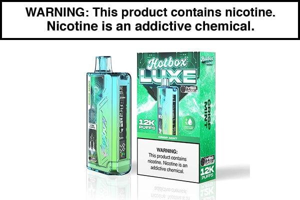 PUFF HOTBOX LUXE 20ML 12000 PUFF DISPOSABLE VAPE PUFF HOTBOX LUXE 20ML 12000 PUFF DISPOSABLE VAPE