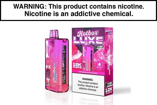 PUFF HOTBOX LUXE 20ML 12000 PUFF DISPOSABLE VAPE PUFF HOTBOX LUXE 20ML 12000 PUFF DISPOSABLE VAPE