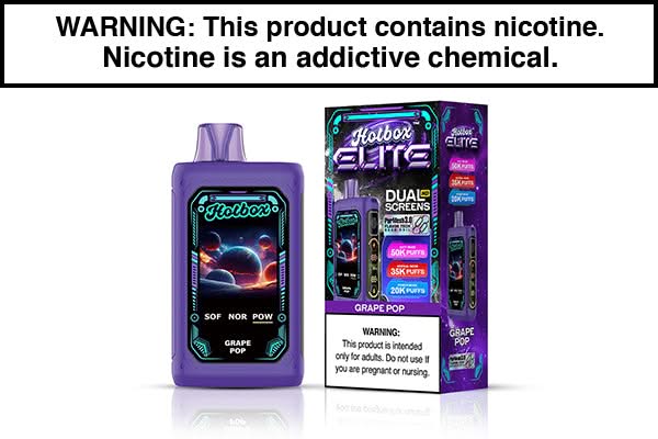 PUFF LABS HOTBOX ELITE 50K DISPOSABLE VAPE - 50,000 Puffs PUFF LABS HOTBOX ELITE 50K DISPOSABLE VAPE - 50,000 Puffs