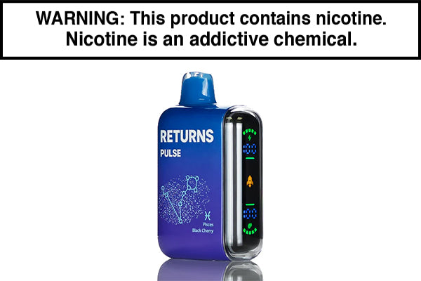 PULSE RETURNS 15K DISPOSABLE VAPE - 15,000 PUFFS Black Cherry