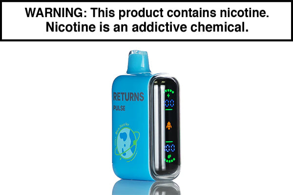PULSE RETURNS 15K DISPOSABLE VAPE - 15,000 PUFFS Blue Razz Ice