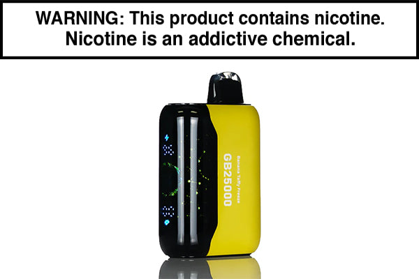 PULSE X RETURNS GB25000 DISPOSABLE VAPE - 25,000 PUFFS Banana Taffy Freeze