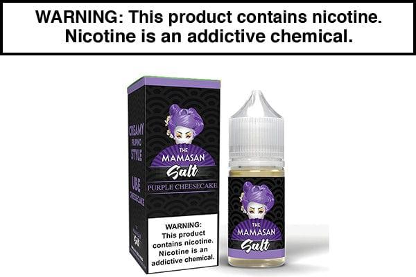 PURPLE CHEESECAKE BY THE MAMASAN SALTS 30ML PURPLE CHEESECAKE BY THE MAMASAN SALTS 30ML