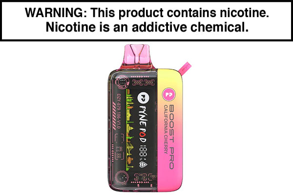 PYNE POD BOOST PRO 20K DISPOSABLE VAPE - 20,000 PUFFS California Cherry