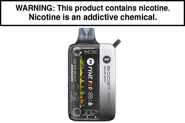 PYNE POD BOOST PRO 20K DISPOSABLE VAPE - 20,000 PUFFS Miami Mint