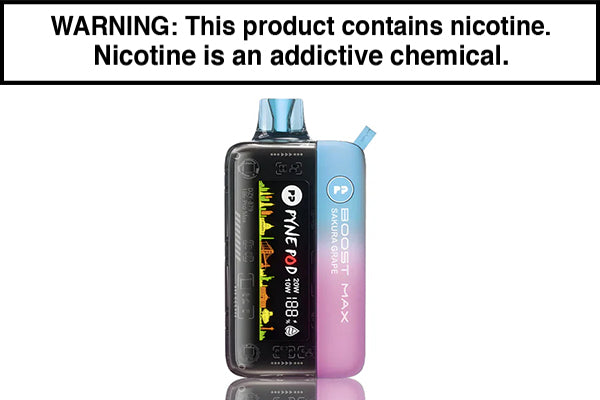 PYNE POD BOOST PRO MAX 30K DISPOSABLE VAPE - 30,000 PUFFS Sakura Grape