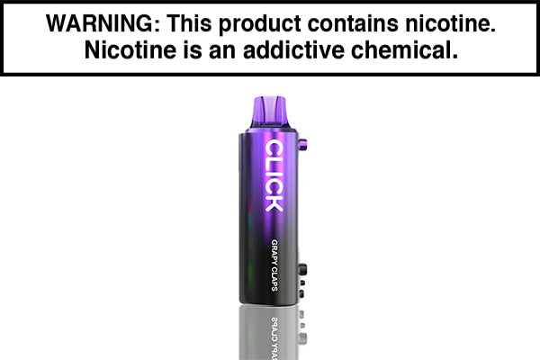 PYNE POD CLICK 40K DISPOSABLE VAPE POD Grapy Claps