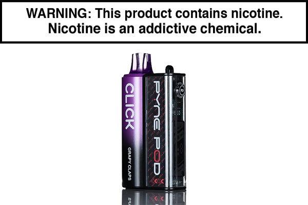 PYNE POD CLICK 40K DISPOSABLE VAPE KIT - 40,000 PUFFS Grapy Claps