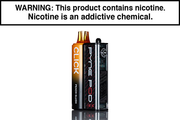 PYNE POD CLICK 40K DISPOSABLE VAPE KIT - 40,000 PUFFS Peach Slush