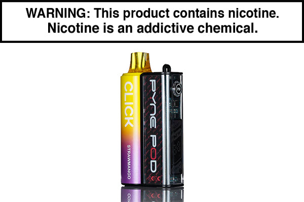 PYNE POD CLICK 40K DISPOSABLE VAPE KIT - 40,000 PUFFS Straw Mango