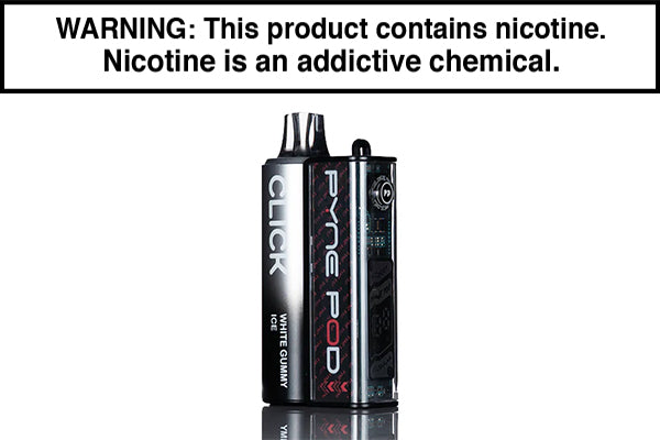 PYNE POD CLICK 40K DISPOSABLE VAPE KIT - 40,000 PUFFS White Gummy Ice