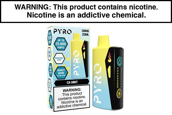 PYRO BOOST DISPOSABLE VAPE - 25000 PUFFS PYRO BOOST DISPOSABLE VAPE - 25000 PUFFS