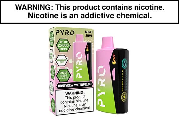 PYRO BOOST DISPOSABLE VAPE - 25000 PUFFS PYRO BOOST DISPOSABLE VAPE - 25000 PUFFS