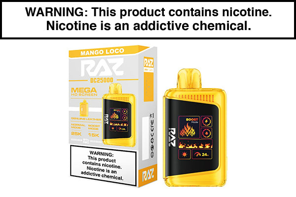 RAZ DC25000 DISPSOABLE VAPE - 25,000 Puffs