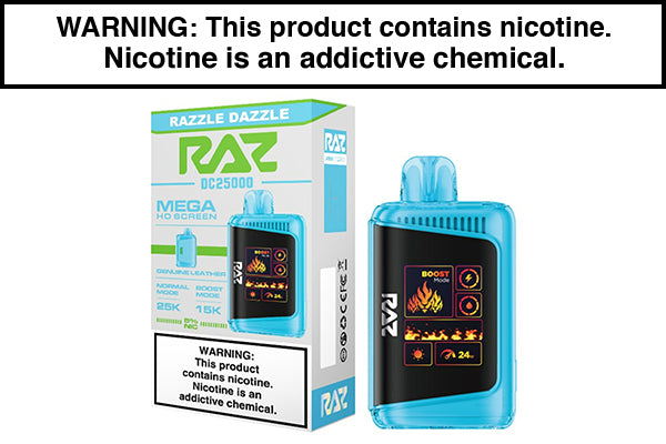 RAZ DC25000 DISPSOABLE VAPE - 25,000 Puffs