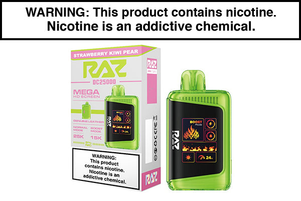 RAZ DC25000 DISPSOABLE VAPE - 25,000 Puffs