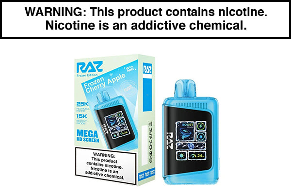 RAZ LTX 25K DISPOSABLE VAPE - 25,000 PUFFS Frozen Cherry Apple