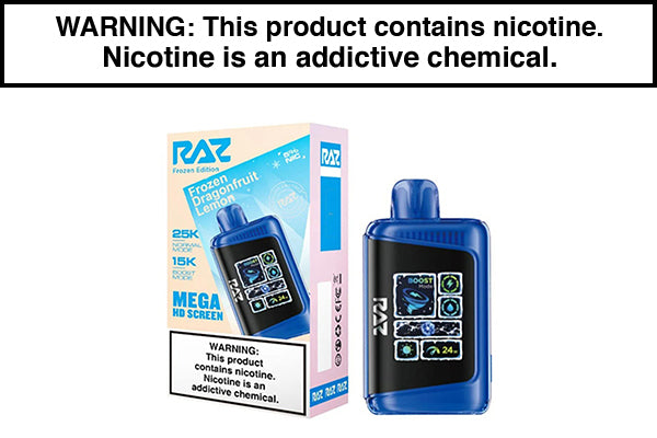 RAZ LTX 25K DISPOSABLE VAPE - 25,000 PUFFS Frozen Dragonfruit Lemon