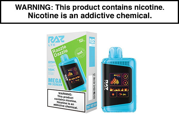 RAZ LTX 25K DISPOSABLE VAPE - 25,000 PUFFS Razzle Dazzle