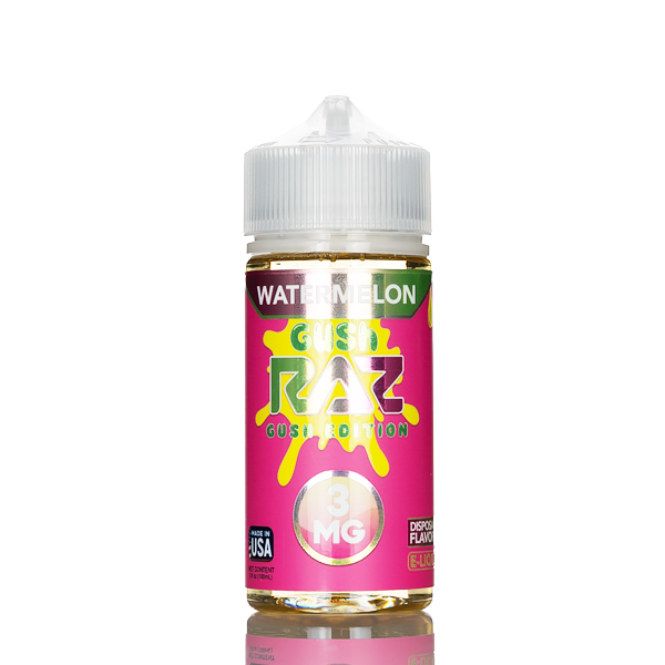 Pod Juice X RAZ E-Liquid - Watermelon Gush - 100mL | Made In The USA - Vape Juice