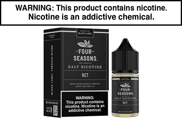RCT BY FOUR SEASONS BLACK LABEL SALTS 30ML