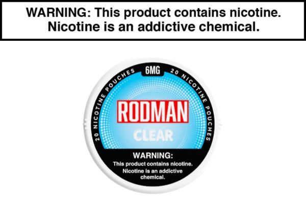 RODMAN DRY+ NICOTINE POUCHES - $2.99 - Vape Juice