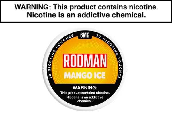 RODMAN DRY+ NICOTINE POUCHES - $2.99 - Vape Juice