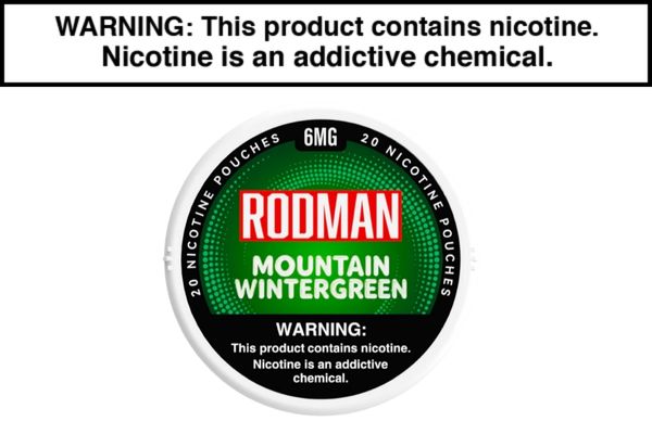 RODMAN DRY+ NICOTINE POUCHES - $2.99 - Vape Juice