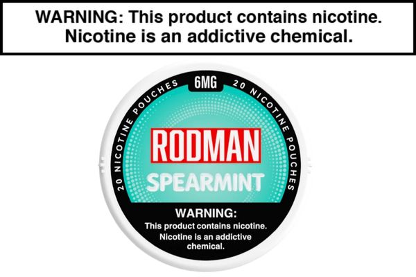 RODMAN DRY+ NICOTINE POUCHES - $2.99 - Vape Juice