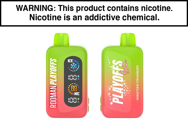 Rodman Playoffs Disposable Vape - 50,000 Puffs Honeydew Strawberry