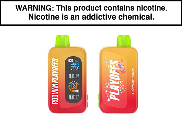 RODMAN PLAYOFFS DISPOSABLE VAPE - 50,000 PUFFS Strawberry Cream