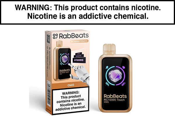 RABBEATS RC10000 TOUCH DISPOSABLE VAPE - 10,000 PUFFS OMG