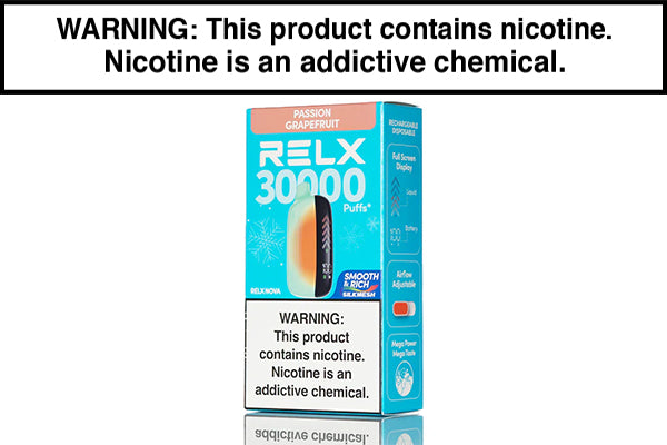RELX NOVA 30K DISPOSABLE VAPE - 30,000 PUFFS Passion Grapefruit