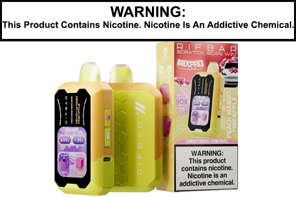 RIFBAR MIXPRO 40K DISPOSABLE VAPE - 40,000 PUFFS RIFBAR MIXPRO 40K DISPOSABLE VAPE - 40,000 PUFFS